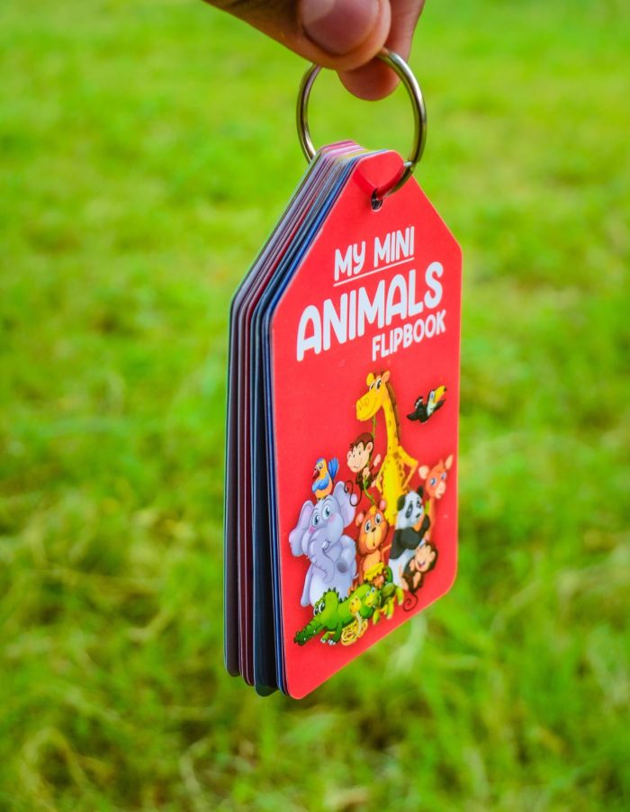 My Mini Animal Learning Flipbook | educational Cards for Kids Pre Elementory |  Baby Learning Toys Kids Gift Pre-kindergarten